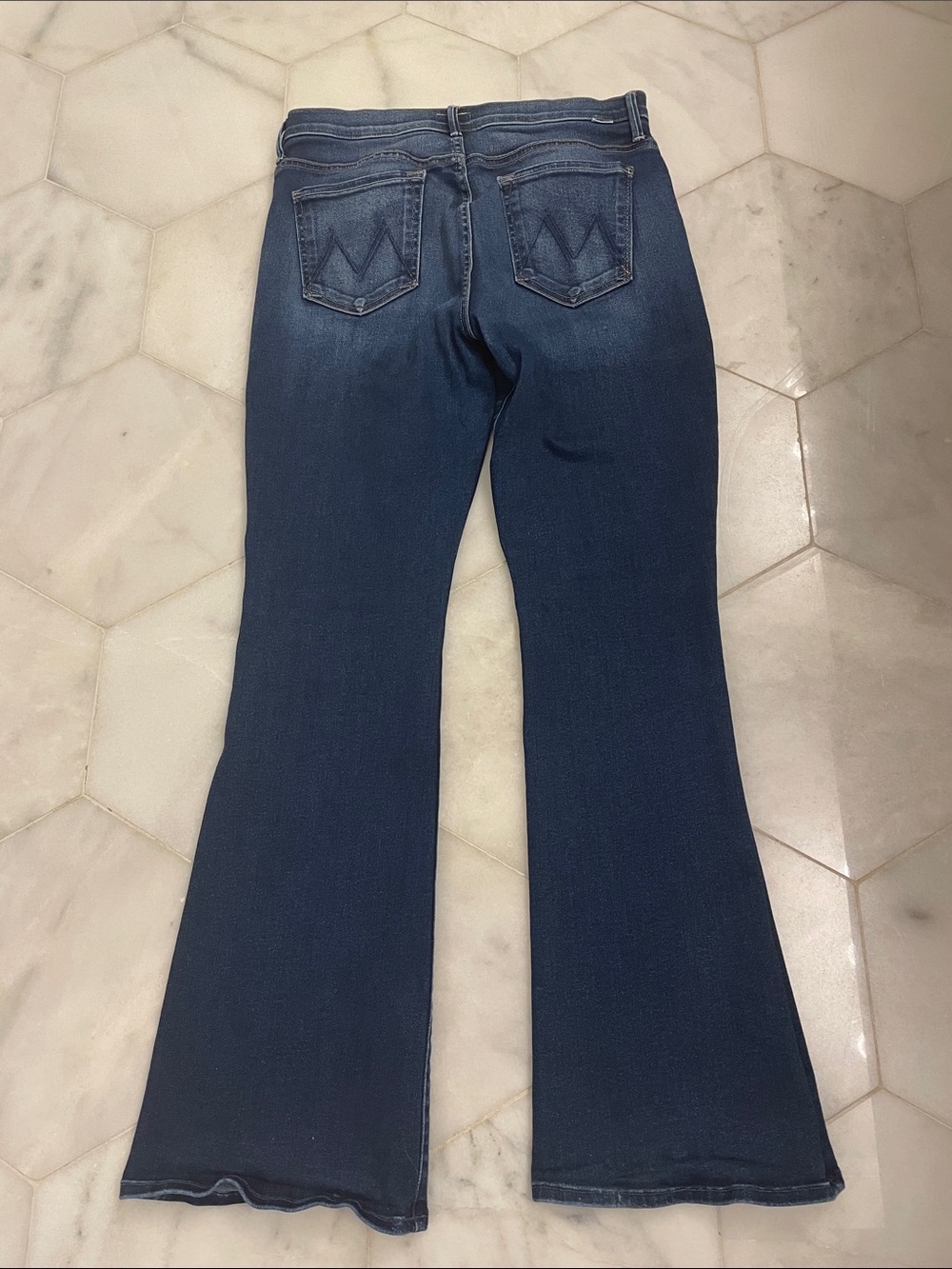 MOTHER Women’s Dark Blue Flared Jeans